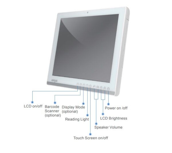 All-In-One medical Onyx ZEUS-197ET, 19 inch Touch, i7-3555LE pana la 3.1 GHz, 4GB RAM, 128GB SSD, FREE DOS - imagine 3