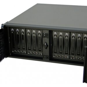 NVR Polvision PV-RPNVR32/32, 32 de camere IP @ 5MP, Pana la 33TB stocare, suporta 11 HDD 3.5", Windows Embedded Standard 7, i7 gen 4, 16GB DDR, Fara HDD-uri