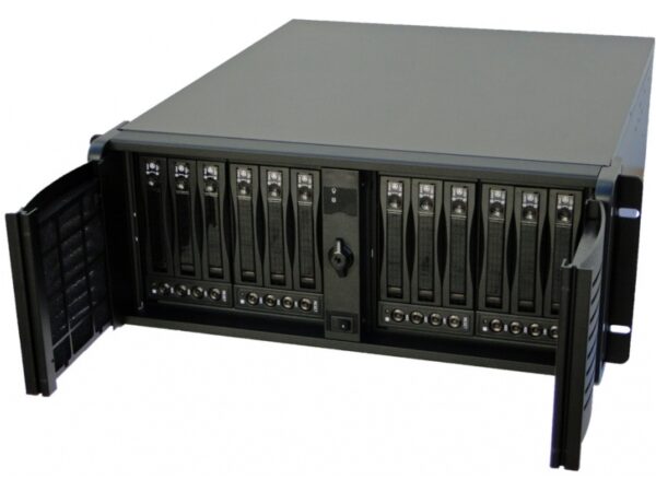 NVR Polvision PV-RPNVR32/32, 32 de camere IP @ 5MP, Pana la 33TB stocare, suporta 11 HDD 3.5", Windows Embedded Standard 7, i7 gen 3, 8GB DDR, Fara HDD-uri