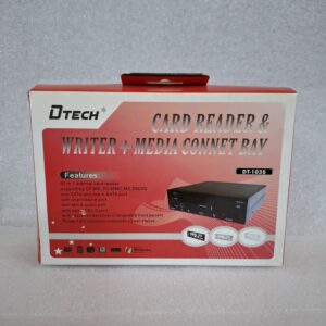 DTECH DT-1035 Card Reader & Writer 62-in-1 + Media Connet Bay, USB 2.0, SATA/eSATA, Audio, Firewire