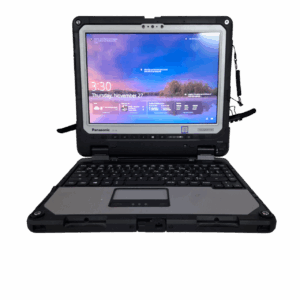 Panasonic Toughbook CF-33,12 inchi detașabil, Multi-touch, i5 7300U, 8 GB DDR3, 256GB SSD, FREE DOS, tastatura AZERTY, suport mana tableta