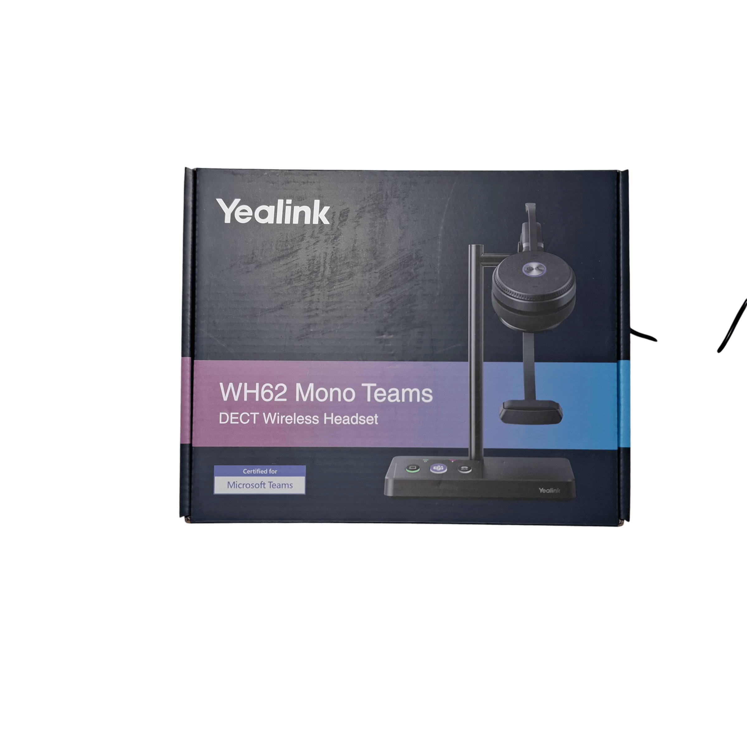 Căști Wireless Yealink WH62 Mono Teams cu Microfon, USB, Dock Station - imagine 2