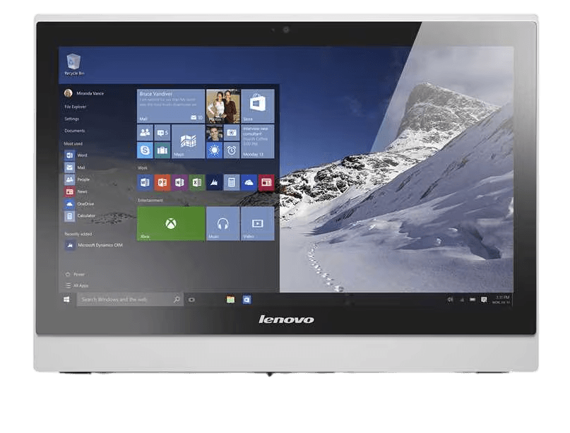 Sistem All-in-One Lenovo S400z 21.5", Full HD, i3-6100U, 4GB RAM, 120GB SSD , Windows 10 Pro