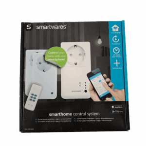 Priza inteligenta, Smartwares, 3 bucati, Aplicatie iOS/Android, Alb